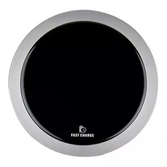 All New, Kabelloses Ladegerät, ultraflach, für Telefon, silber, 5/9V, 10W, Überhitzungsschutz, Qi All New, Kabelloses Ladegerät, ultraflach, für Telefon, silber, 5/9V, 10W, Überhitzungsschutz, Qi