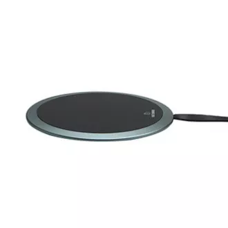 All New, Kabelloses Ladegerät, ultraflach, für Telefon, silber, 5/9V, 10W, Überhitzungsschutz, Qi All New, Kabelloses Ladegerät, ultraflach, für Telefon, silber, 5/9V, 10W, Überhitzungsschutz, Qi