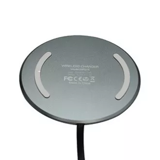 All New, Kabelloses Ladegerät, ultraflach, für Telefon, silber, 5/9V, 10W, Überhitzungsschutz, Qi All New, Kabelloses Ladegerät, ultraflach, für Telefon, silber, 5/9V, 10W, Überhitzungsschutz, Qi