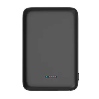 Powerton, Powerbank mit kabelloser Aufladung, Li-Pol, 5V, Aufladen von Handys/Tablets, WBP5, 5000mAh, Saugnäpfe zum Anbringen an Powerton, Powerbank mit kabelloser Aufladung, Li-Pol, 5V, Aufladen von Handys/Tablets, WBP5, 5000mAh, Saugnäpfe zum Anbringen an