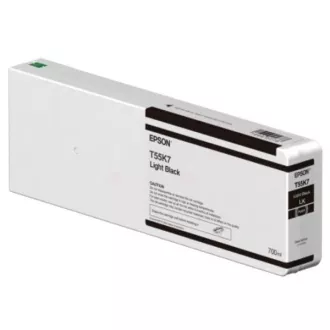 Epson C13T55K700 - Tintenpatrone, light black (hellschwarz) Epson C13T55K700 - Tintenpatrone, light black (hellschwarz)