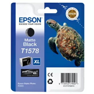 Epson T1578 (C13T15784N10) - Tintenpatrone, matt black (mattschwarz) Epson T1578 (C13T15784N10) - Tintenpatrone, matt black (mattschwarz)