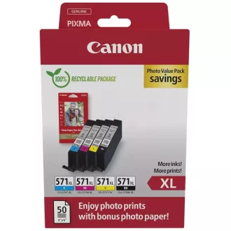 Canon CLI-571-XL (0332C006) - Tintenpatrone, black + color (schwarz + farbe) Canon CLI-571-XL (0332C006) - Tintenpatrone, black + color (schwarz + farbe)