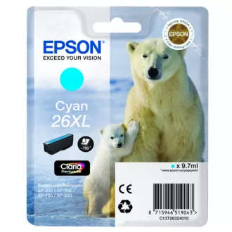 Epson T2632 (C13T26324022) - Tintenpatrone, cyan