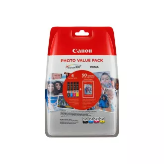 Canon CLI-551 (6508B006) - Tintenpatrone, black + color (schwarz + farbe) Canon CLI-551 (6508B006) - Tintenpatrone, black + color (schwarz + farbe)