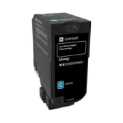Lexmark 74C2SCE - toner, cyan