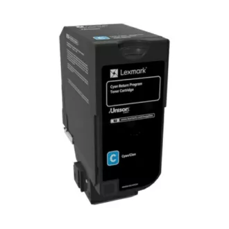 Lexmark 74C2SCE - toner, cyan Lexmark 74C2SCE - toner, cyan