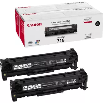 Canon 718 (2662B005) - toner, black (schwarz ) 2stk Canon 718 (2662B005) - toner, black (schwarz ) 2stk