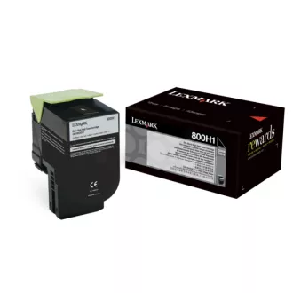 Lexmark 80C0H10 - toner, black (schwarz )