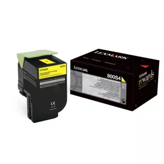 Lexmark 80C0S40 - toner, yellow (gelb) Lexmark 80C0S40 - toner, yellow (gelb)