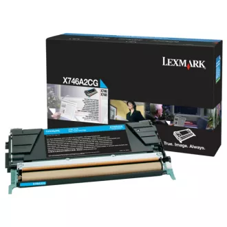 Lexmark X746A2CG - toner, cyan Lexmark X746A2CG - toner, cyan
