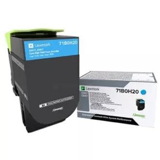 Lexmark 71B0H20 - toner, cyan