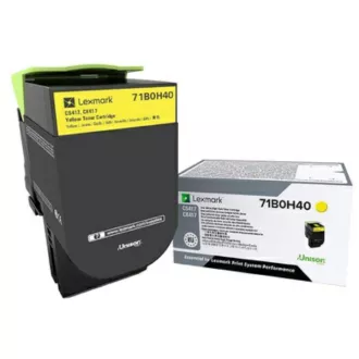 Lexmark 71B0H40 - toner, yellow (gelb)