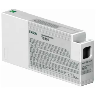 Epson T6369 (C13T636900) - Tintenpatrone, light light black (hellhellschwarz) Epson T6369 (C13T636900) - Tintenpatrone, light light black (hellhellschwarz)