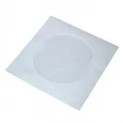 Umschlag für 1 CD, Papier, weiß, mit Fenster