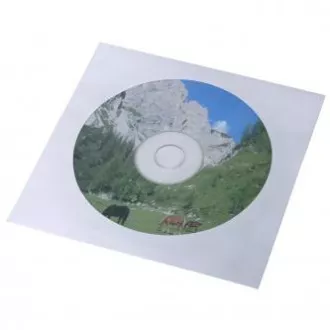 Umschlag für 1 CD, Papier, weiß, mit Fenster Umschlag für 1 CD, Papier, weiß, mit Fenster