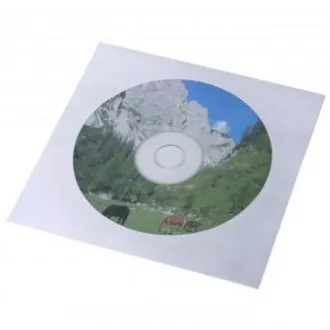 Umschlag für 1 CD, Papier, weiß, mit Fenster, Logo, 100er-Pack Umschlag für 1 CD, Papier, weiß, mit Fenster, Logo, 100er-Pack