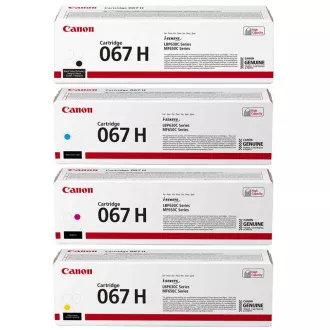 Canon 067H (5106C002, 5105C002, 5104C002, 5103C002) - toner, black + color (schwarz + farbe) Canon 067H (5106C002, 5105C002, 5104C002, 5103C002) - toner, black + color (schwarz + farbe)
