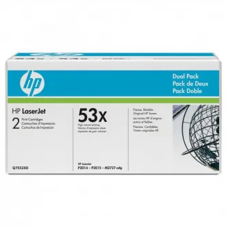 HP 53X (Q7553XD) - toner, black (schwarz ) 2stk HP 53X (Q7553XD) - toner, black (schwarz ) 2stk