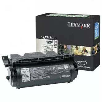 Lexmark 12A7468 - toner, black (schwarz )