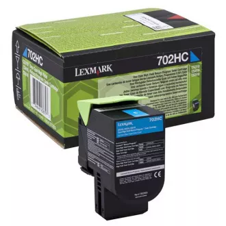 Lexmark 702H (70C2HC0) - toner, cyan Lexmark 702H (70C2HC0) - toner, cyan
