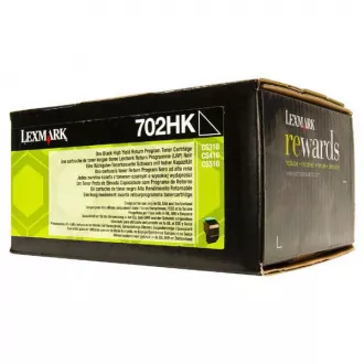 Lexmark 702H (70C2HK0) - toner, black (schwarz ) Lexmark 702H (70C2HK0) - toner, black (schwarz )