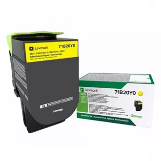 Lexmark 71B20Y0 - toner, yellow (gelb) Lexmark 71B20Y0 - toner, yellow (gelb)