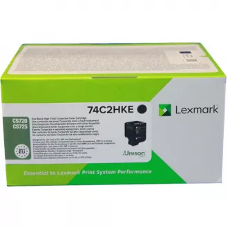 Lexmark 74C2HKE - toner, black (schwarz ) Lexmark 74C2HKE - toner, black (schwarz )