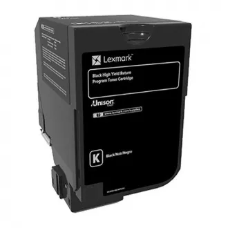 Lexmark 74C2HK0 - toner, black (schwarz ) Lexmark 74C2HK0 - toner, black (schwarz )