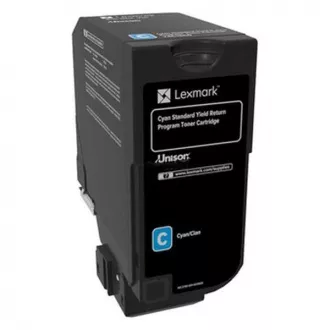 Lexmark 74C2SC0 - toner, cyan Lexmark 74C2SC0 - toner, cyan