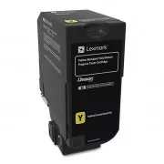 Lexmark 74C2SY0 - toner, yellow (gelb)