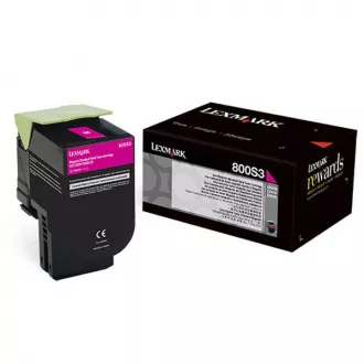 Lexmark 80C0S30 - toner, magenta Lexmark 80C0S30 - toner, magenta