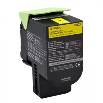 Lexmark 80C20Y0 - toner, yellow (gelb) Lexmark 80C20Y0 - toner, yellow (gelb)