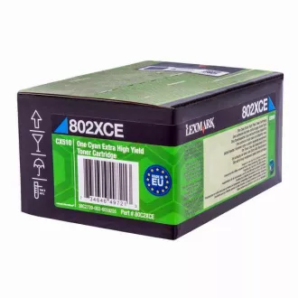 Lexmark 80C2XCE - toner, cyan Lexmark 80C2XCE - toner, cyan