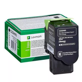 Lexmark C2320K0 - toner, black (schwarz ) Lexmark C2320K0 - toner, black (schwarz )