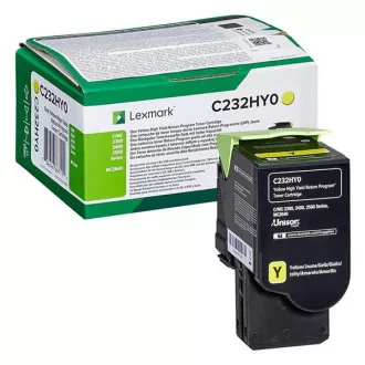 Lexmark C232HY0 - toner, yellow (gelb) Lexmark C232HY0 - toner, yellow (gelb)