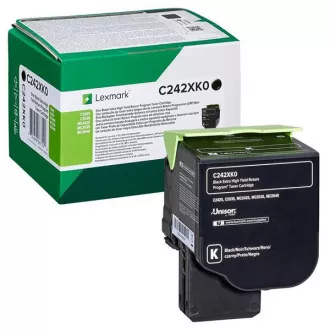 Lexmark C242XK0 - toner, black (schwarz ) Lexmark C242XK0 - toner, black (schwarz )