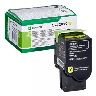 Lexmark C242XY0 - toner, yellow (gelb) Lexmark C242XY0 - toner, yellow (gelb)