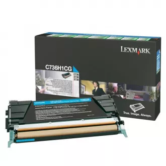 Lexmark C736H1CG - toner, cyan Lexmark C736H1CG - toner, cyan