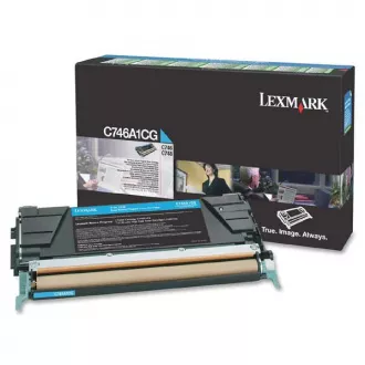 Lexmark C746 (C746A1CG) - toner, cyan Lexmark C746 (C746A1CG) - toner, cyan
