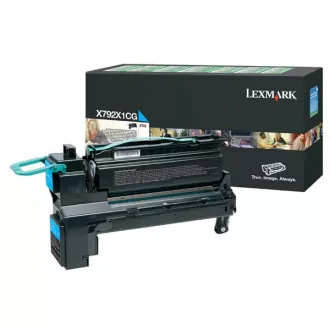 Lexmark X792X1CG - toner, cyan Lexmark X792X1CG - toner, cyan