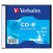 Verbatim CD-R, 43347, DataLife, 1-Pack, 700MB, Extra Protection, 52x, 80min, Slim Box, für die Datenarchivierung