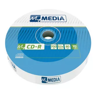 MyMedia CD-R, 69204, 10er-Pack, 700MB, 52x, 80min, 12cm, nicht bedruckbar, wrap, Standard, für Datenarchivierung MyMedia CD-R, 69204, 10er-Pack, 700MB, 52x, 80min, 12cm, nicht bedruckbar, wrap, Standard, für Datenarchivierung