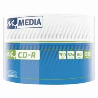MyMedia CD-R, 69201, 50er-Pack, 700MB, 52x, 80min, 12cm, nicht bedruckbar, wrap, Standard, für Datenarchivierung MyMedia CD-R, 69201, 50er-Pack, 700MB, 52x, 80min, 12cm, nicht bedruckbar, wrap, Standard, für Datenarchivierung