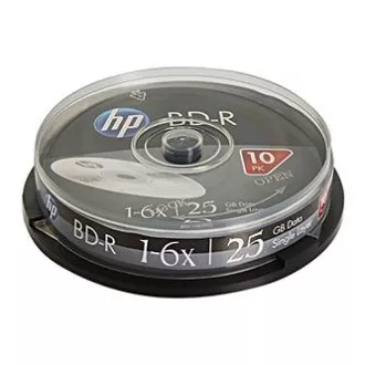 HP BD-R, Single Layer 25GB, Standard, Kuchenbox, BRE00071-3, 69321, 6x, 10er-Pack, für die Datenarchivierung HP BD-R, Single Layer 25GB, Standard, Kuchenbox, BRE00071-3, 69321, 6x, 10er-Pack, für die Datenarchivierung