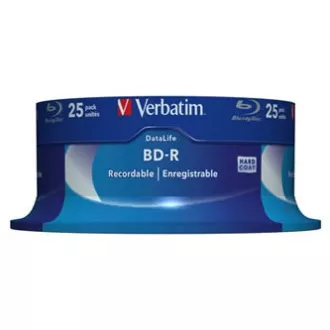 Verbatim BD-R, Einzelschicht 25GB, Spindel, 43837, 6x, 25er-Pack Verbatim BD-R, Einzelschicht 25GB, Spindel, 43837, 6x, 25er-Pack