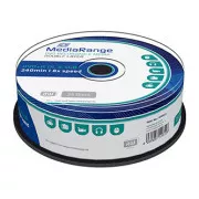 Mediarange DVD R, MR469, 8.5GB, 8x, Cake Box, 25er-Pack, nicht bedruckbar, 12cm, Double Layer, für Datenarchivierung