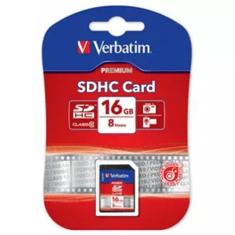 Verbatim Secure Digital Karte Premium U1, 16GB, SDHC, 43962, UHS-I U1 (Klasse 10) Verbatim Secure Digital Karte Premium U1, 16GB, SDHC, 43962, UHS-I U1 (Klasse 10)