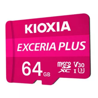 Kioxia Speicherkarte Exceria Plus (M303), 64GB, microSDXC, LMPL1M064GG2, UHS-I U3 (Klasse 10), SELL