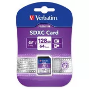 Verbatim Secure Digital-Karte Premium U1, 128 GB, SDXC, 44025, UHS-I U1 (Klasse 10)